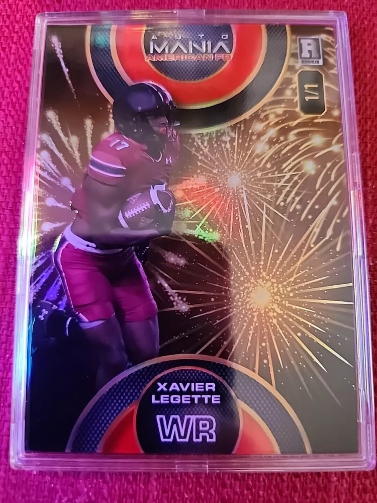Xavier Legette 2024 Wild Card Automania American Eagle 1/1 Rookie Card