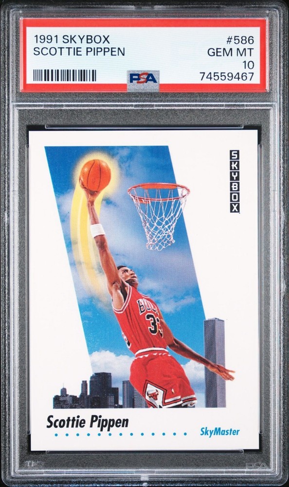 1991-92 Skybox Scottie Pippen PSA 10 Gem Mint Bulls HOF Card