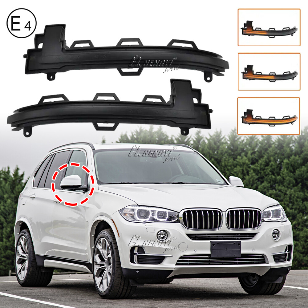 X5 F15 F85 2014-2017 X6 F16 F86 2015+ ダイナミックサイドミラー ターンシグナルライト用