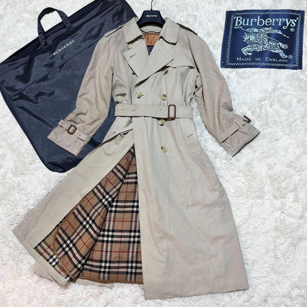 Burberry Trench Coat Ladies Honey Beige With Liner