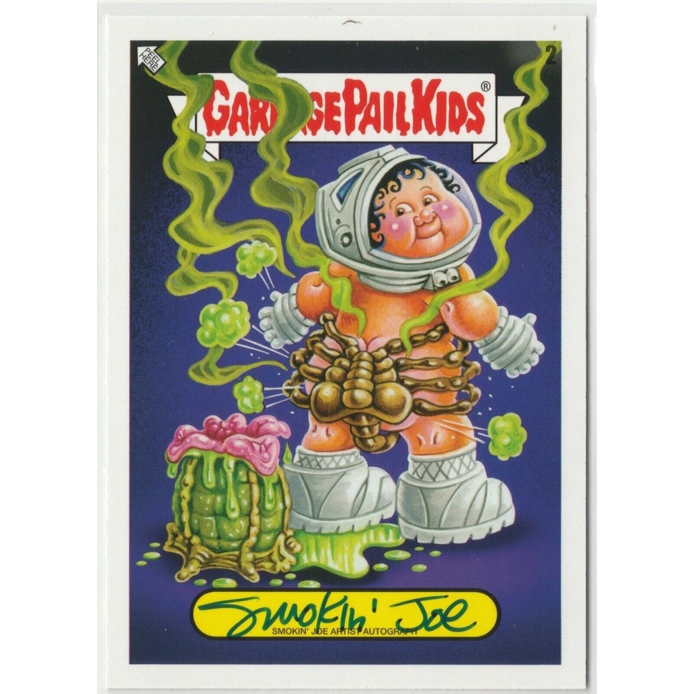 SP 13/75 Auto Smokin Joe Artist Signed Garbage Pail Kids GPK 2023 Goo Mayhem Card