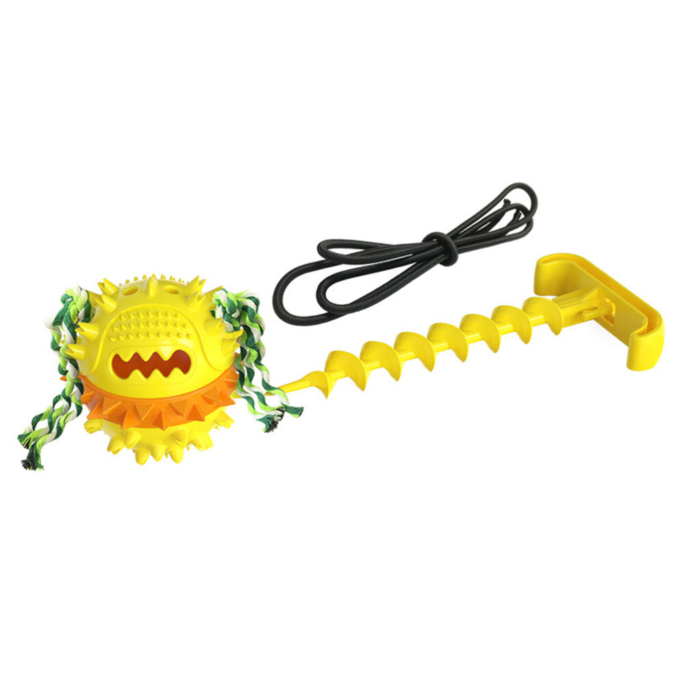 Dog Ball Launcher Large Dogs Pet Leaking Toy Interactive Bouncing