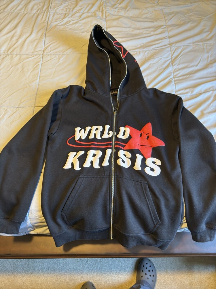 Wrld KRISIS hoodie New L