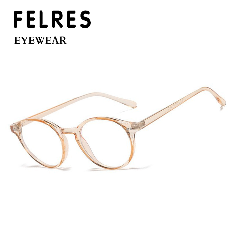 Blue Light Blocking Round Eyeglasses For Women Clear Lens Glasses Frames New