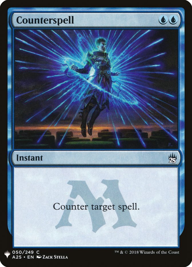 MTG Magic the Gathering Counterspell (A25-50/1703) Mystery Booster LP