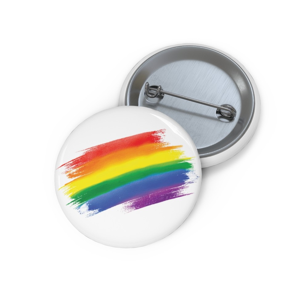 Rainbow LGBTQ Pride Custom Pin Buttons