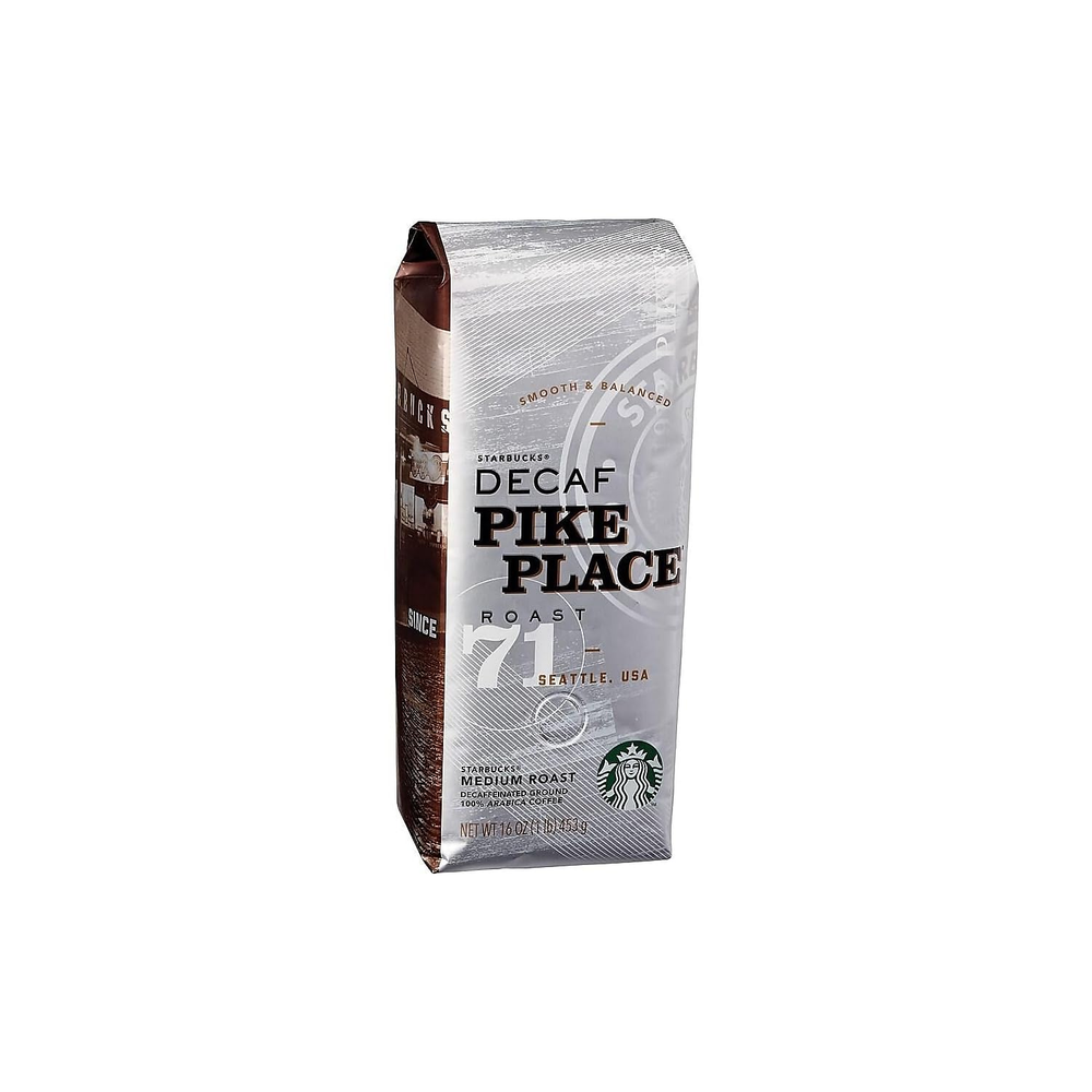 Pike Place Decaf Whole Bean Coffee – Smooth & Rich Dark Roast  