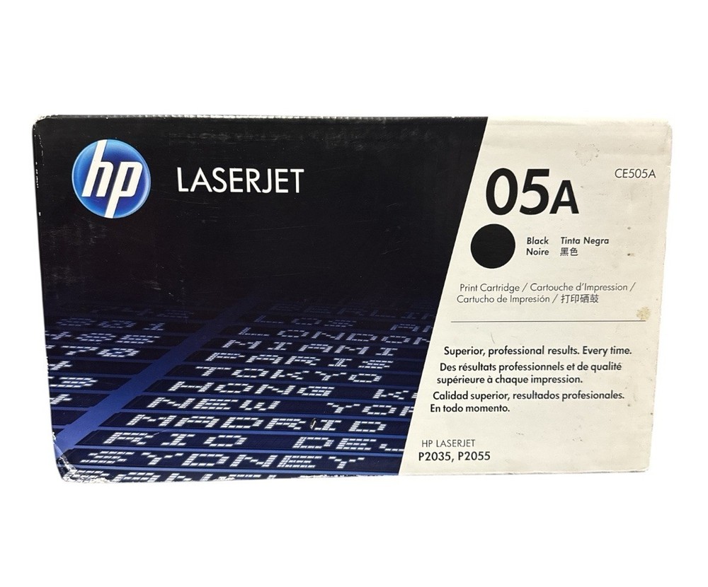 HP 05A CE505A Black LaserJet Toner Cartridge P2035 / P2055 Printer New Sealed ✅