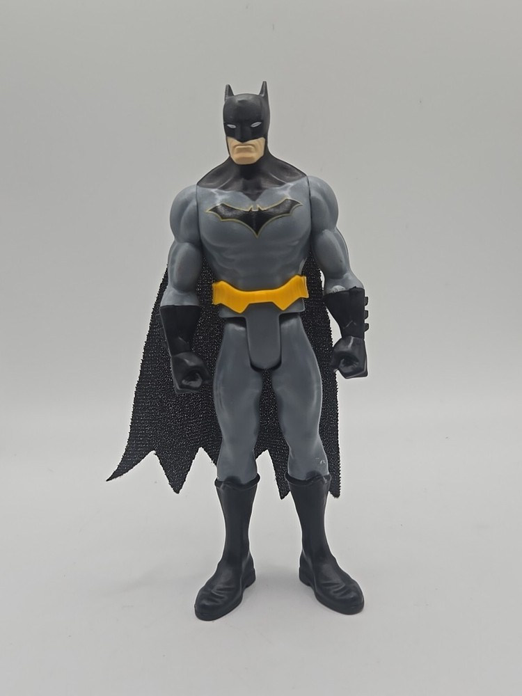 DC Comics Justice League Batman Action Figure Black Gray Suit Mattel 2017 6