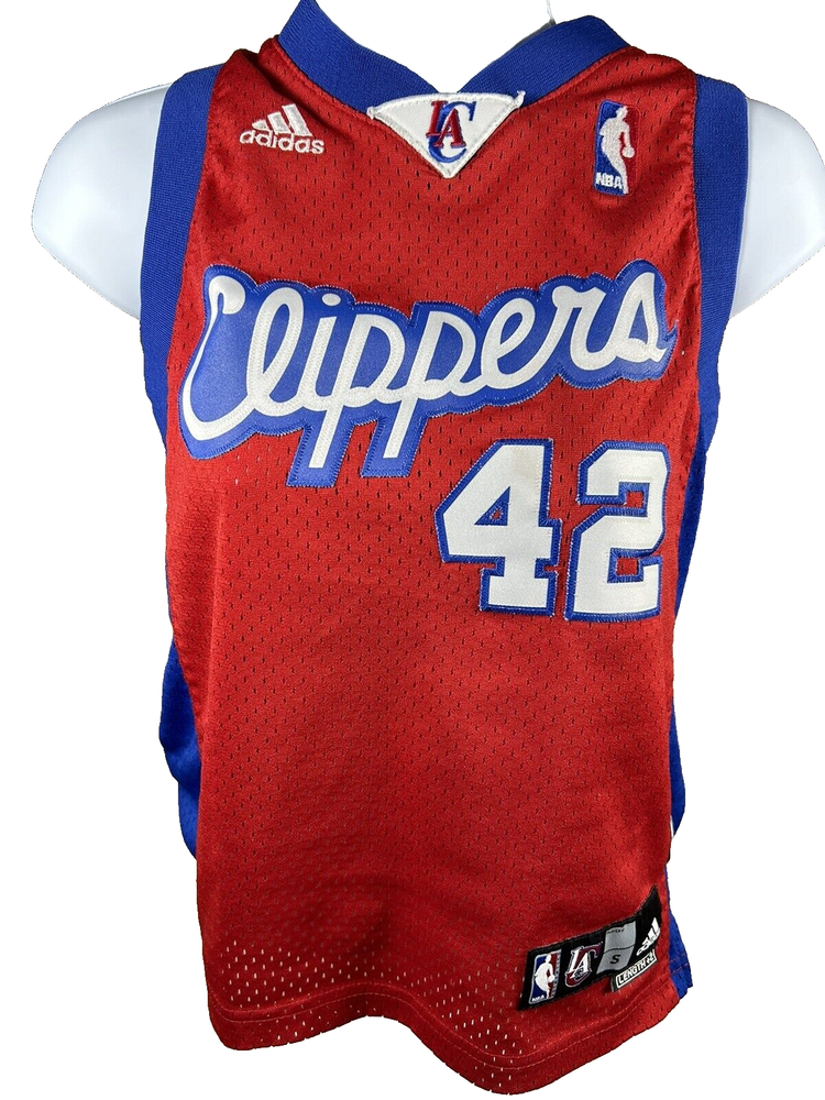 Adidas Los Angeles Clippers Elton Brand 42 Youth Small Vintage Jersey