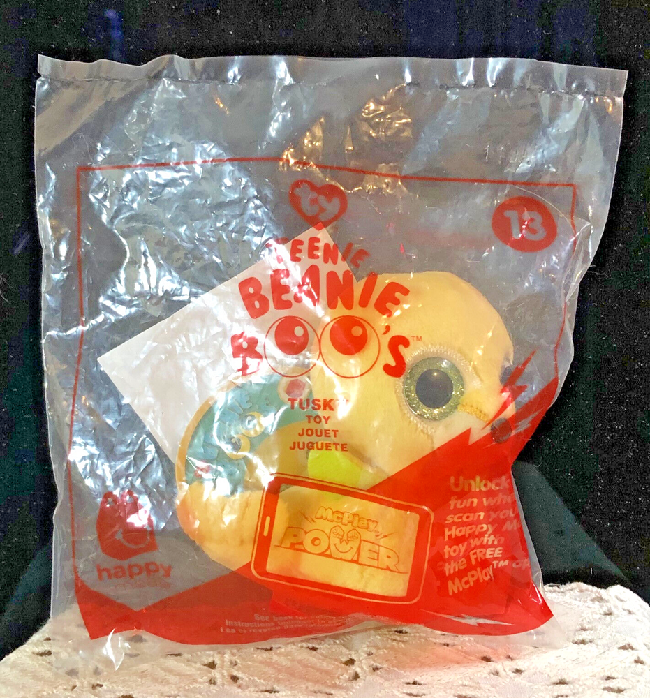 2017 McDONALD'S TY TEENIE BEANIE BOO'S TUSK WALRUS #13 HAPPY MEAL TOY
