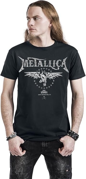 Men's Vintage Black Metallica T-shirt