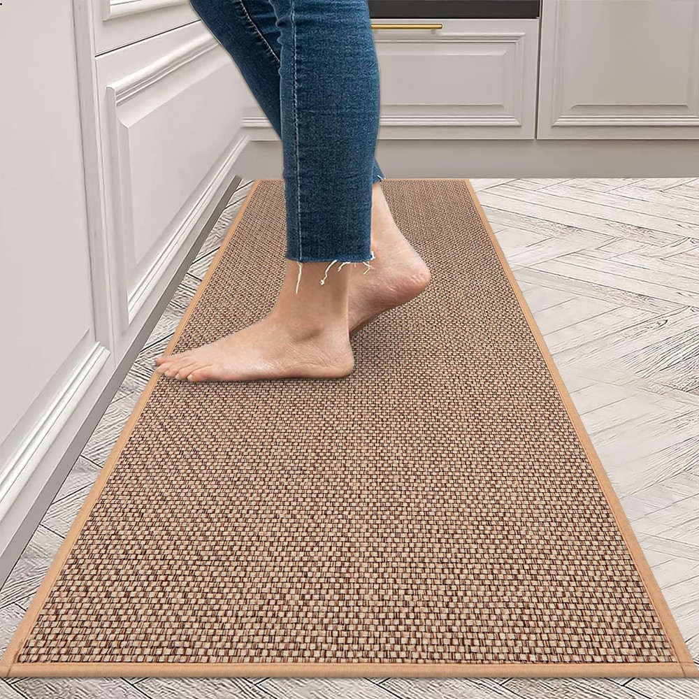 Non-Slip Washable Farmhouse Kitchen Runner Rug 20x47 Inches Absorbent Mats
