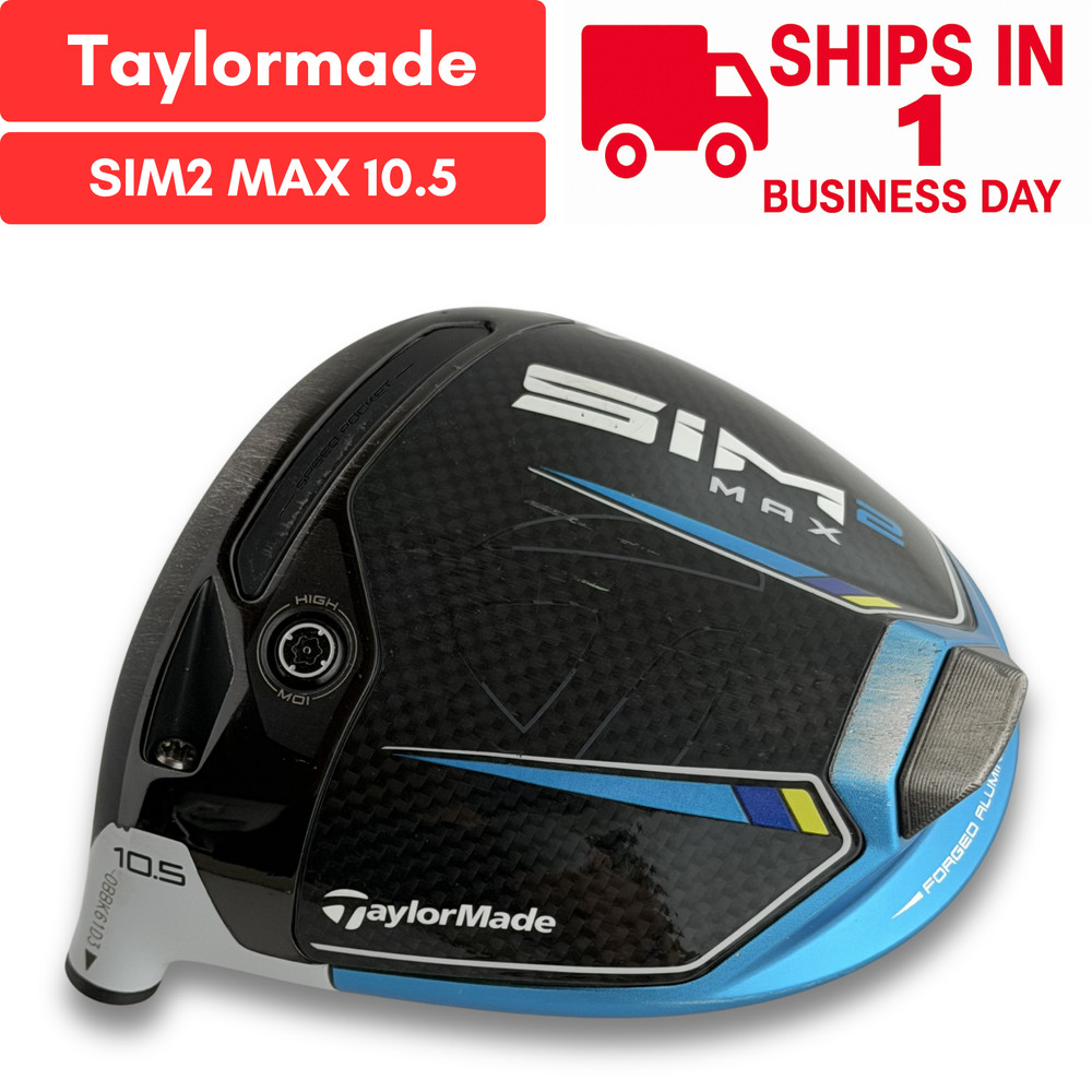 TaylorMade SIM2 MAX 10.5* Driver Head Only Left Hand USED FAST SHIP #7323