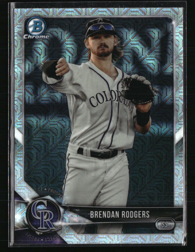 Brendan Rodgers 2018 Bowman Chrome Mega Box Prospects Refractors #BCP43