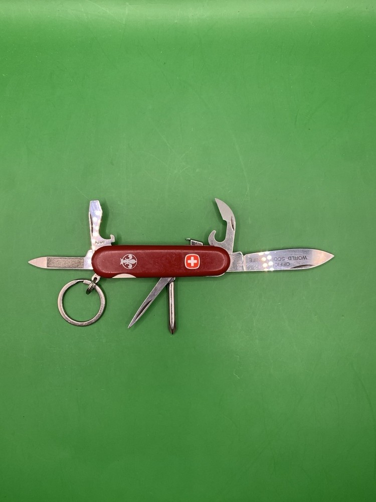 Vintage Wenger Dayhiker Official World Scout Knife Swiss Army Knife 85mm