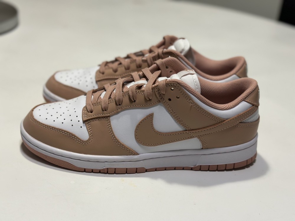 Brand  New Nike Dunk Low Rose Whisper Size 10.5 in women’s & Size 9 in Men’s