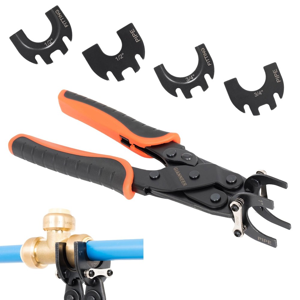 Push to Connect Removal Tool Disconnect Tongs Tool Plumbing Tools for 1/2”, 3...