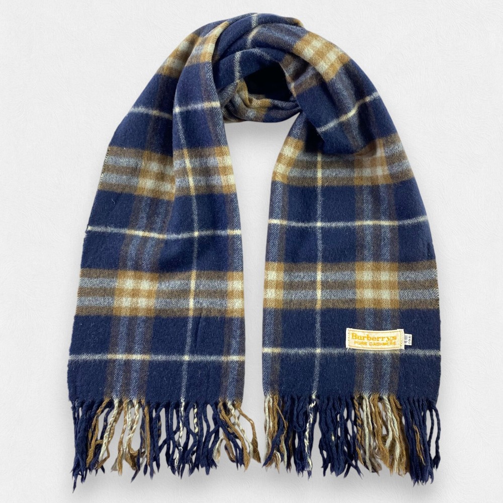 Burberry Cashmere Winter Scarf Muffler for Neck Warmth