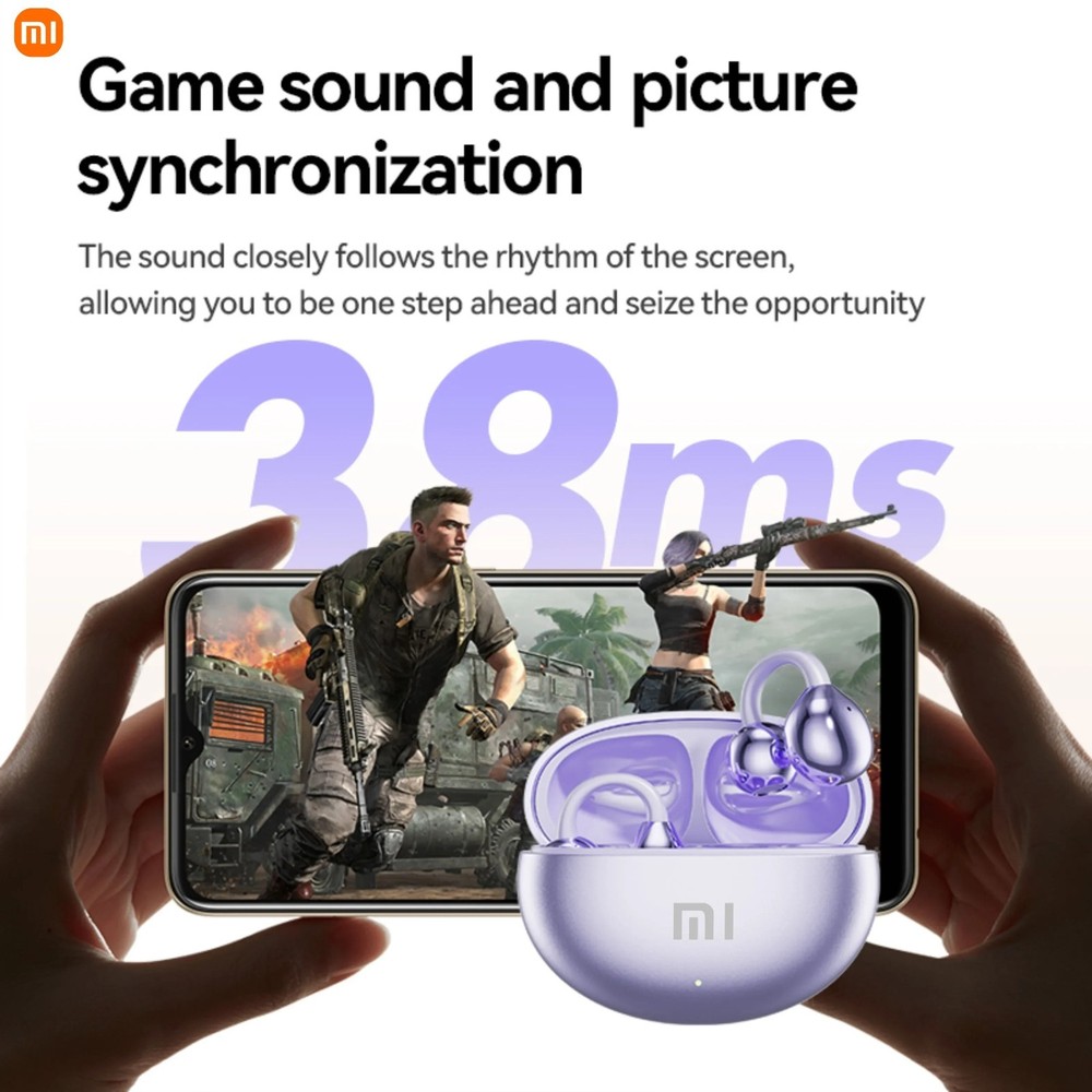 XIAOMI M91 Earbud Wireless Earphones Open Ear Clip Sport Bluetooth 5.4 Earphones