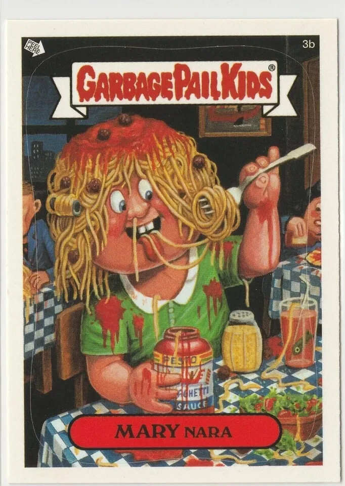 Mary Nara #3b Garbage Pail Kids 2004 ANS3 GPK Series 3 All-New