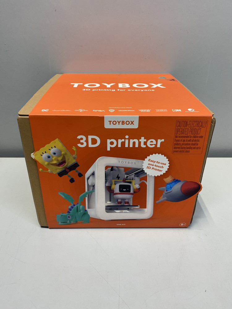Toybox 3D 1-Touch Kid-Friendly Toy Printer  1 Coconut Printer Food Bundle