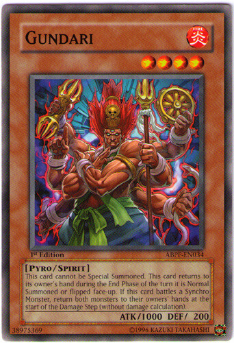 Gundari - ABPF-EN034 - Common - Unlimited Edition x3 - Near Mint