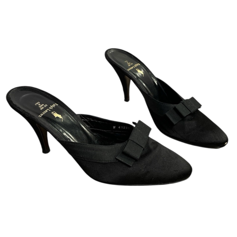 ralph lauren slip on kitten heels