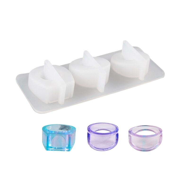 Creative Silicone Molds for Epoxy Resin Jewelry and Ring Designs