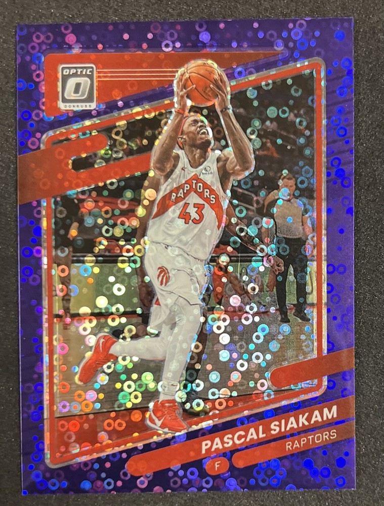 PASCAL SIAKAM 2021-22 Panini Donruss Optic Purple Disco /95 SP Raptors
