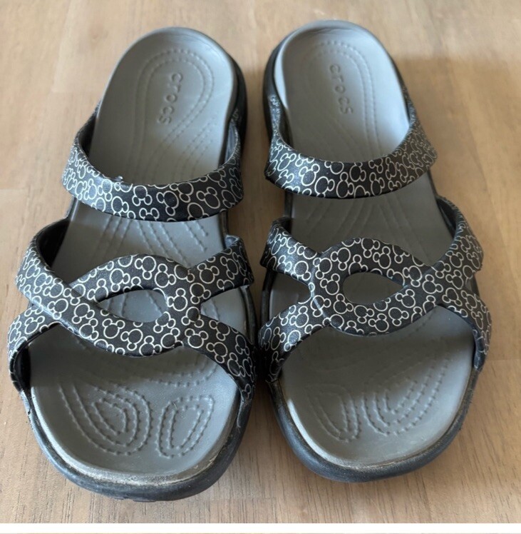 Crocs Meleen Twist Mickey Mouse Slide sandal Size 8