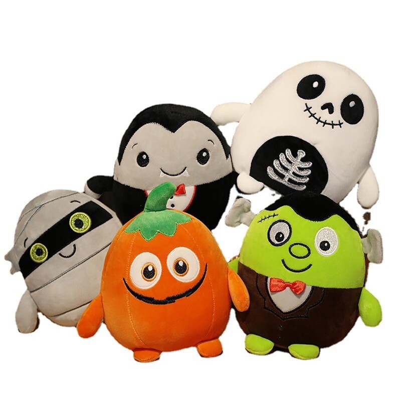 Pumpkin Stuffed Plush Pillow Cushion Halloween Decoration 16cm