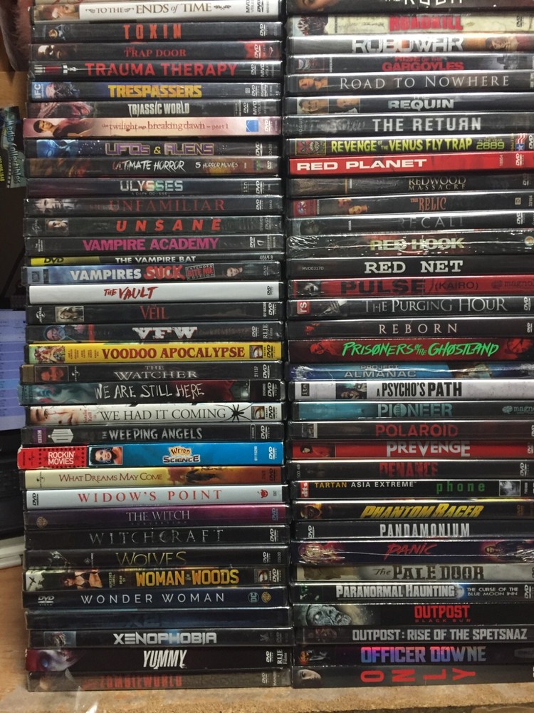 Clearance Sale - New Sealed HORROR, Fantasy, Sci-Fi DVDs (O - Z) - get 50% off-image
