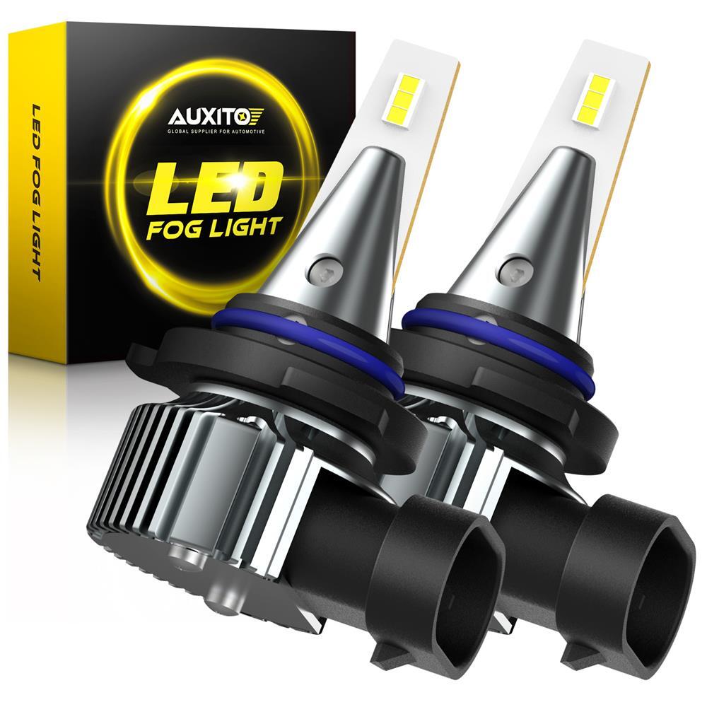 AUXITO FANLESS Car LED Fog Driving Light Bulbs Lamp 9006 HB4 HID White CANBUS 2x