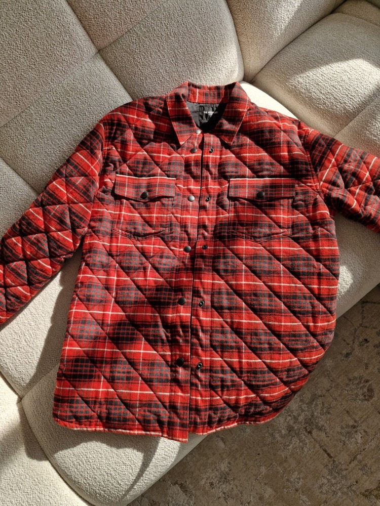 The Kooples Men's Jacket S/M - Red Plaid Flannel (€265 Value)