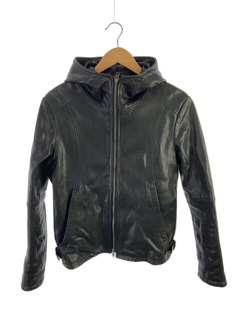 Haruf Leather Jacket Blouson/M/Goat Leather/Blk/ 3995