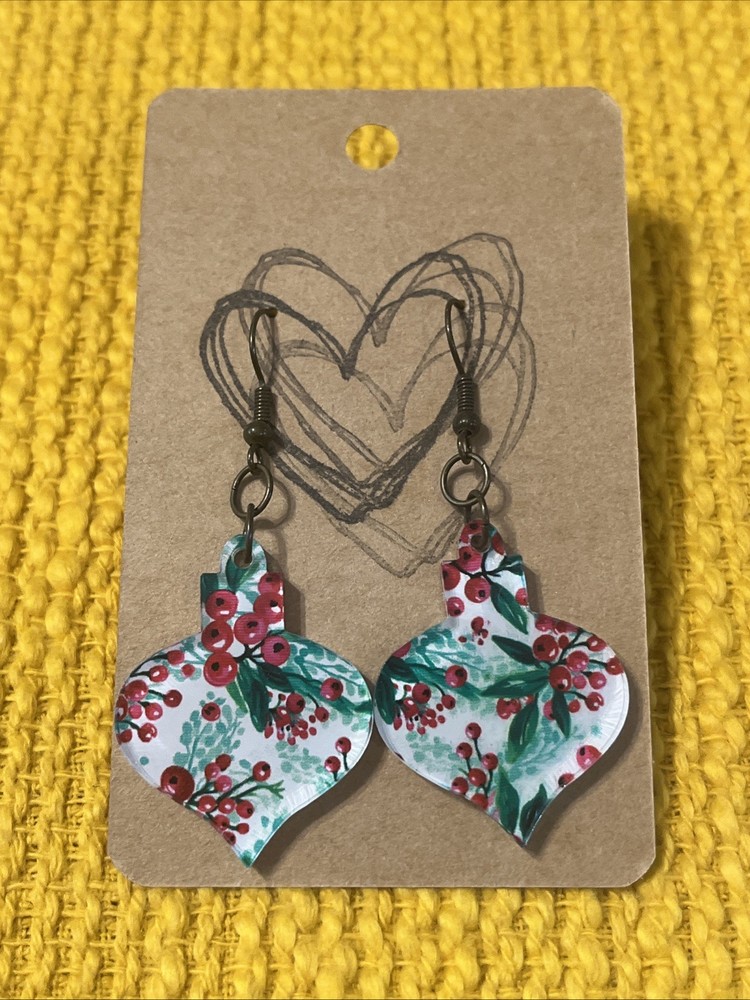 Christmas Ornament Earrings NEW