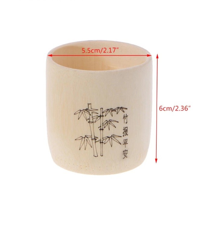 Elegant Bamboo Cup for Tea, Coffee, Milk, and Beer – Eco-Friendly Drinkware for