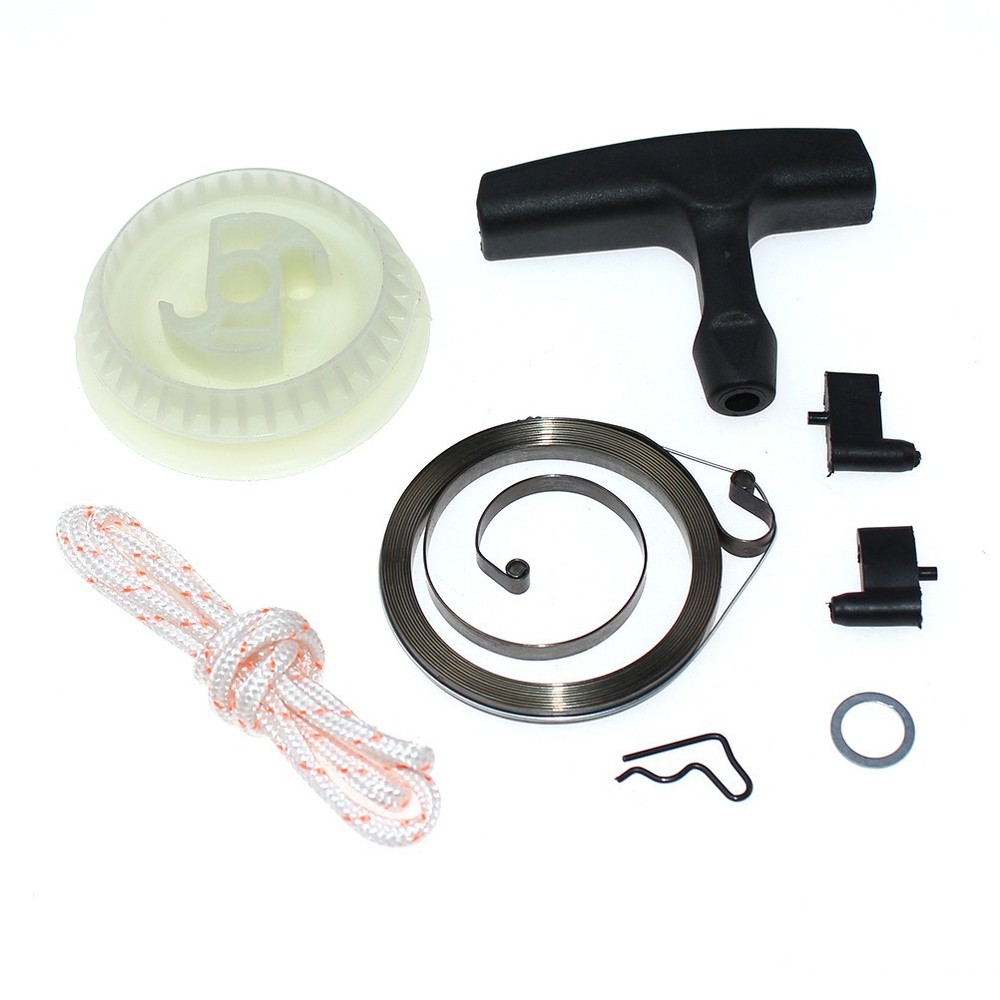 Starter Pulley Rewind Spring Rope Pawl For Stihl MS191T MS200 MS200T MS210 MS211