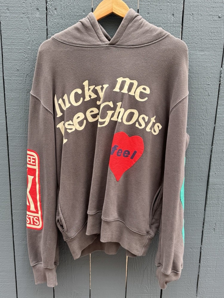 Lucky Me I See Ghosts Size XL grey Hoodie