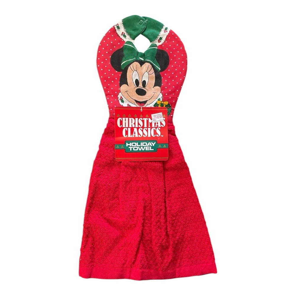 Minnie Mouse Holiday Christmas Classic Bath Towel