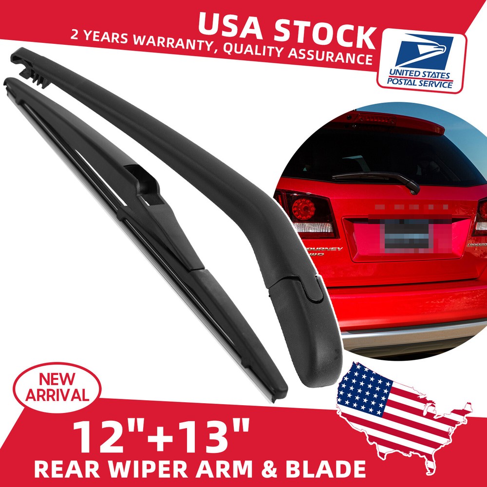 2009-2020 Dodge Journey Black Rear Wiper Arm & Blade Kit – Durable