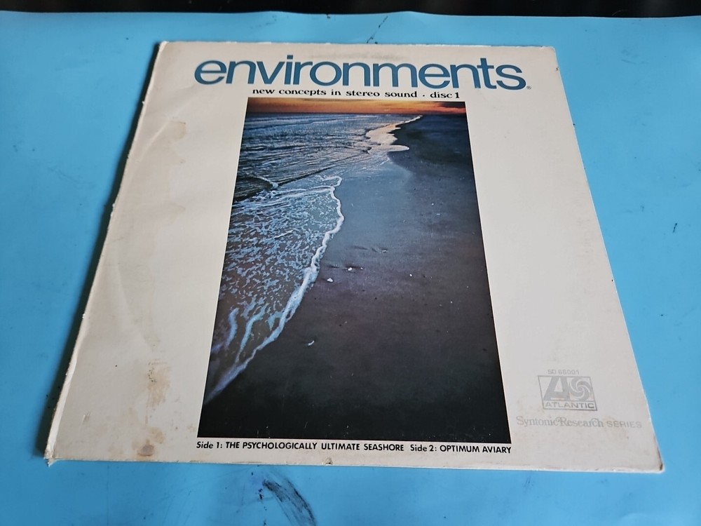 Stereo Sound New Concepts VG+ LP Reissue SD 66001 Environments Disc 1