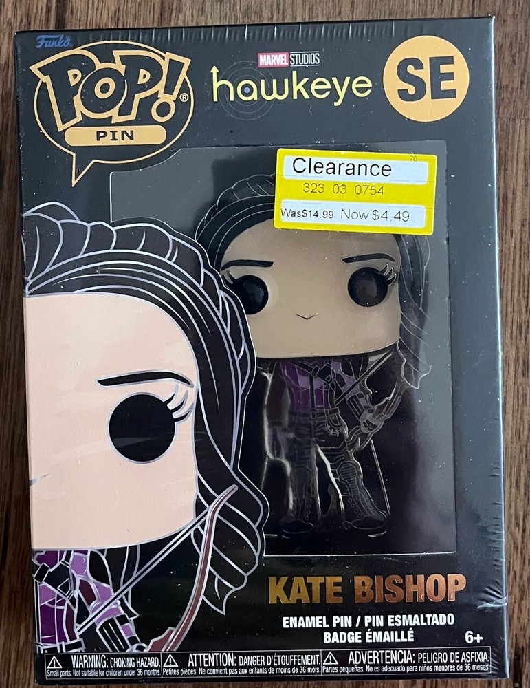 Funko Pop Hawkeye Kate Bishop Pin Marvel Collectible