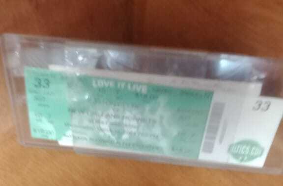 Vintage 2003  Boston Celtics Vs New Orleans Unused Game Ticket