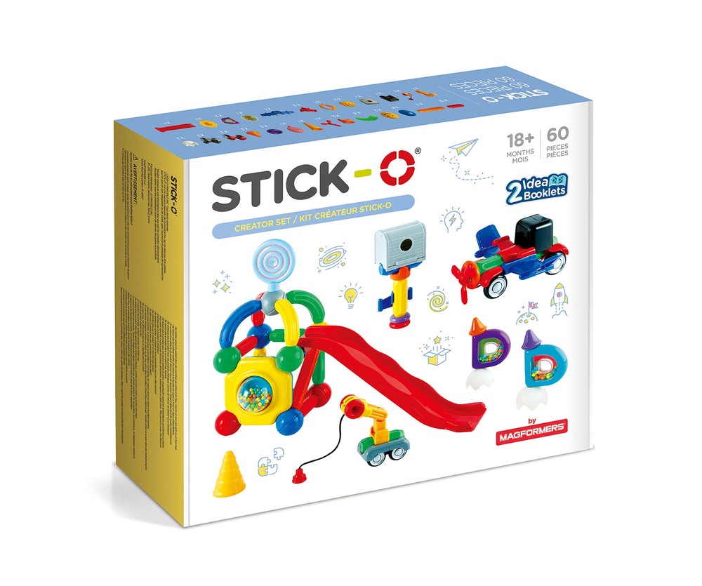 Stick-O Magnetic Building Blocks for Children from 1 Year, Creative Construction
