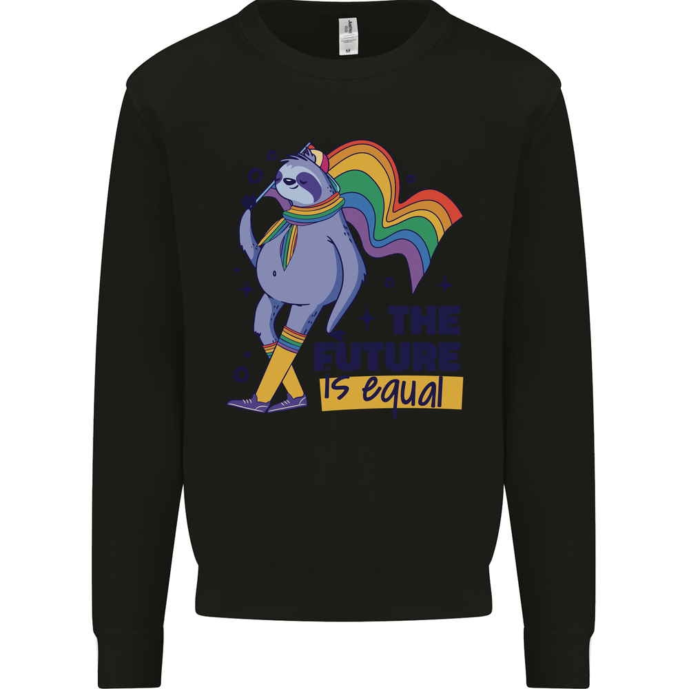 Sudadera Jersey LGBT Sloth The Future Is Equal Gay Pride para Hombres