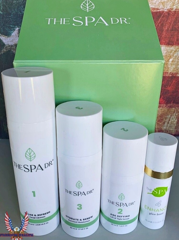 Spa Dr Age Defying Skincare Bundle 4PC Set with Konjac Facial Sponge