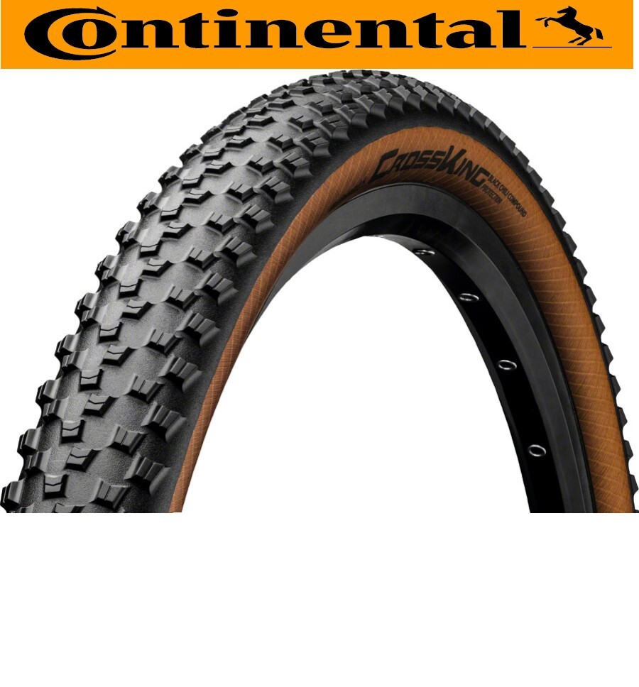 Continental Cross King 27.5x2.20 ProTection BlackChili Tubeless Amber Bike Tire