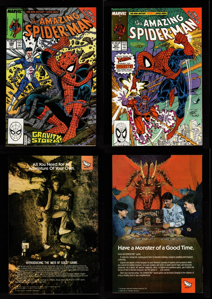 AMAZING SPIDER-MAN #326-327 (9.4/NM AVG) MARVEL COMICS 1989 HTF GEMS/CGC 'EM!